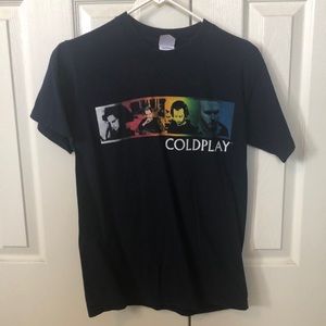 Coldplay Twisted Logic tour shirt